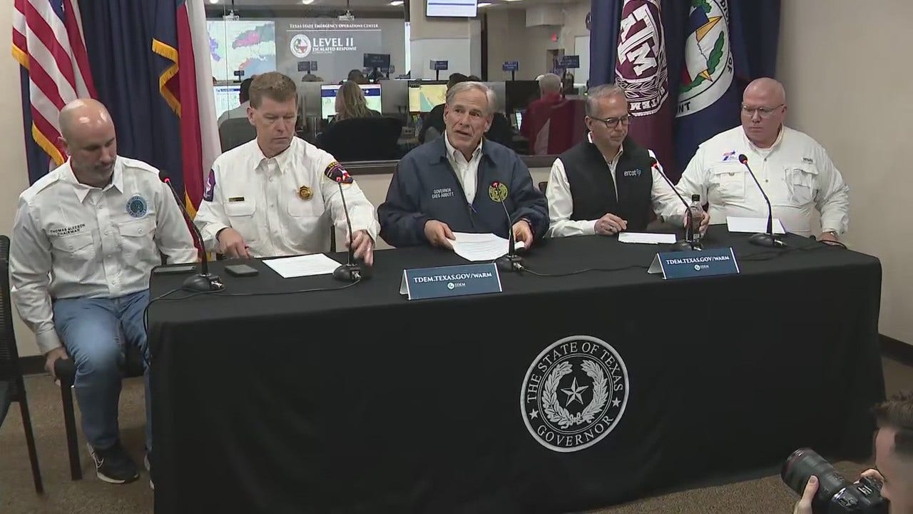 Texas is ready for winter weather: Gov. Abbott