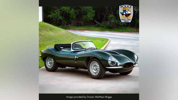 West Lake Hills Police recover stolen Steve McQueen tribute Jaguar