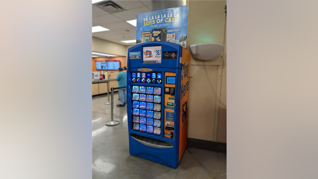 Texas Lottery adds new security measure to vending machines