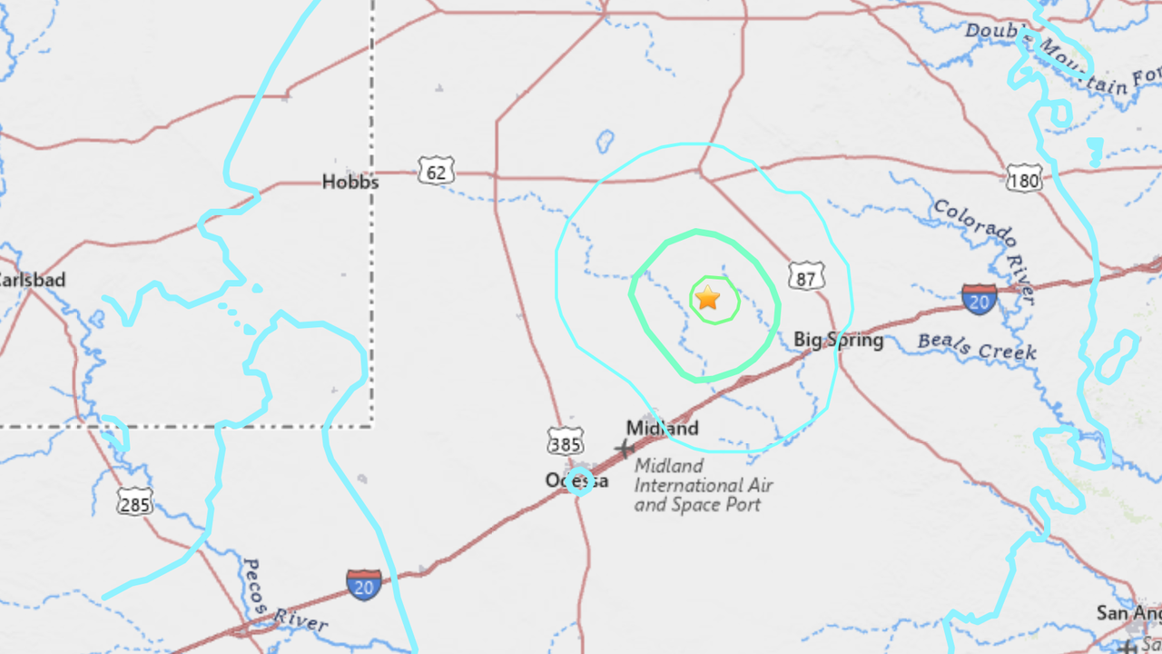 4.8-Magnitude Earthquake Strikes West Texas Near Ackerly