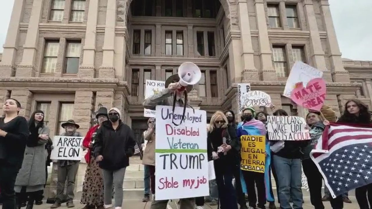 Austin protest: Thousands gather at Texas Capitol to rally against Trump policies Austin protest: Thousands gather at Texas Capitol to rally against Trump policies