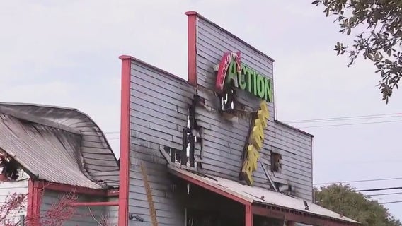Action Pawn structure fire in North Austin
