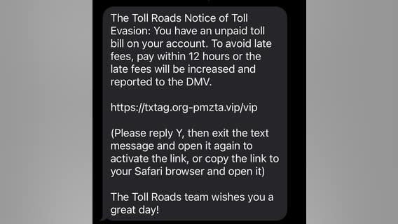 TxDOT continues to warn about toll scams
