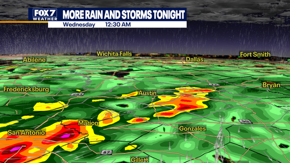 Austin weather: Flood Advisory issued for Travis County as storms hit the area