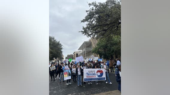 Hundreds march for increased public school funding
