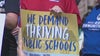 Educators, retirees, supporters rally for Educators' Bill of Rights passage