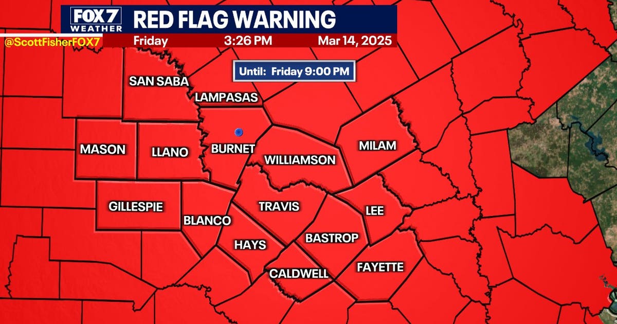 Austin weather: Wildfire danger for most of Central Texas | FOX 7 Austin