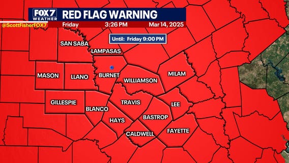 Austin weather: Wildfire danger for most of Central Texas