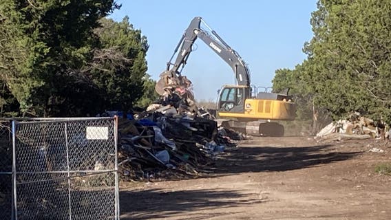 Homeless encampment in East Austin shut down due to 'high wildfire risk'