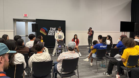 NASCAR'S Bubba Wallace inspires Austin teens ahead of COTA race