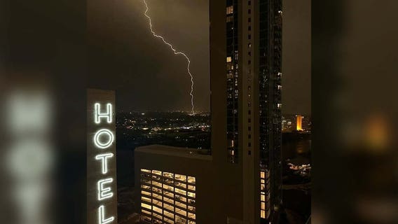 Lightning sparks two house fires in Austin area