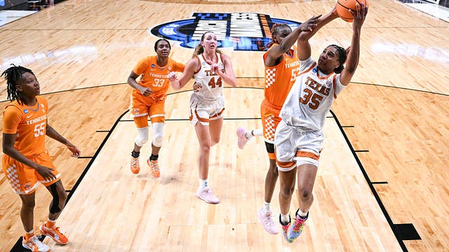 Madison Booker and top-seeded Texas outlast SEC rival Tennessee 67-59 to reach Elite Eight