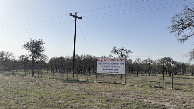 Pushback against controversial Burnet rock crusher quarry continues