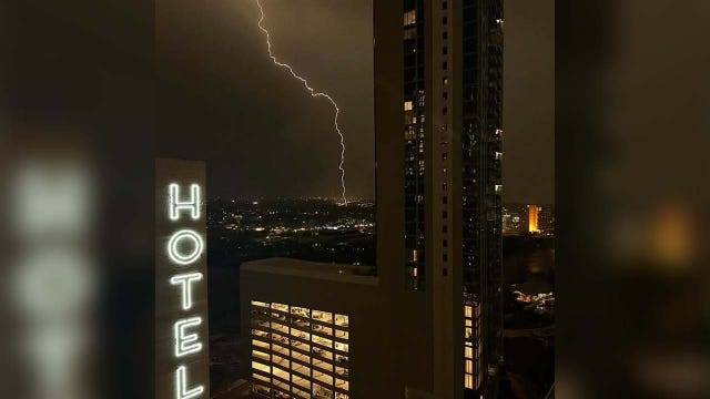 Lightning sparks two house fires in Austin area