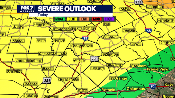 Austin weather: Severe storms and hail threat