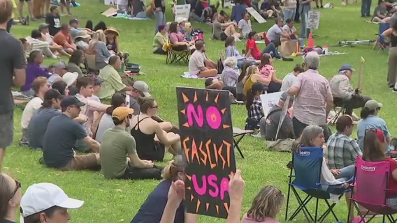 Hundreds gather for 'Hands Off Community Picnic'