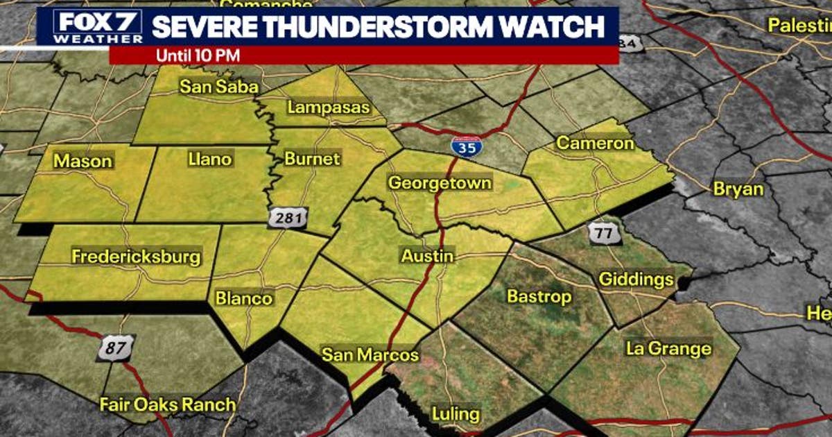 Austin weather: Second line of storms moving through | FOX 7 Austin