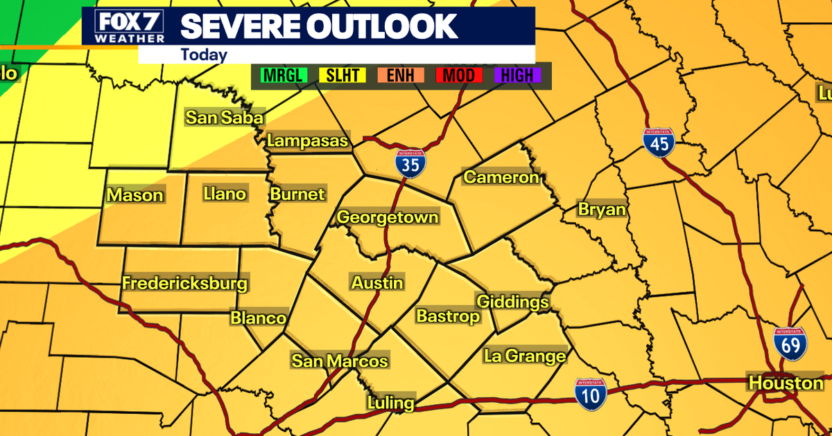 Austin weather: Enhanced risk of severe storms in the area | FOX 7 Austin
