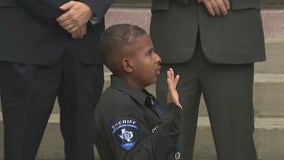 13-year-old battling brain cancer sworn in as honorary member of WilCo agencies