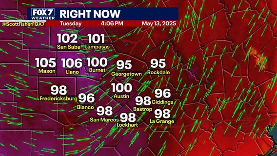 Austin weather: Temps hit triple digits, 100-year-old daily heat record broken