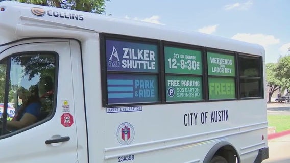 New Zilker Loop seasonal shuttle aims to reduce weekend traffic jams
