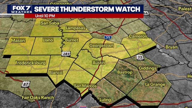 Austin weather: Second line of storms moving through
