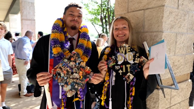 Mother and son graduate together from Concordia University Texas
