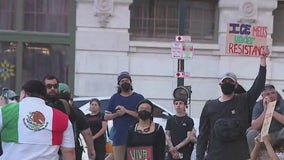 Anti-ICE protest takes place in downtown San Antonio