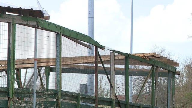 Severe storms damage Delwood Sports Complex
