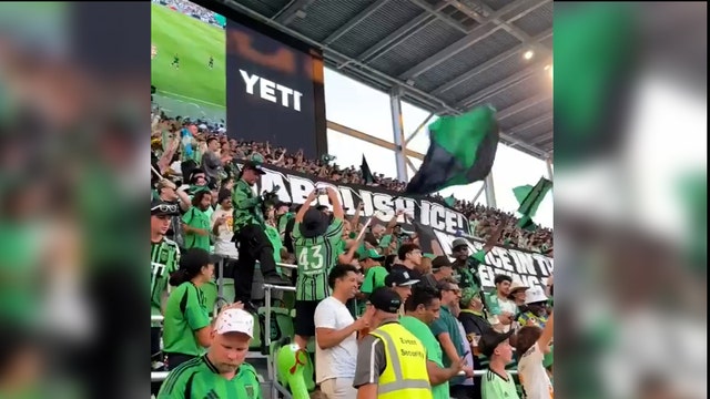 'Abolish ICE': Austin FC fans display anti-ICE banners at home game
