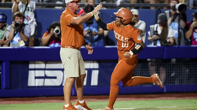 Texas softball team one win away from national championship title