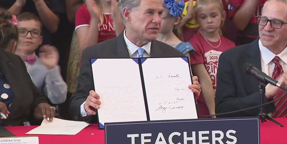 Gov. Abbott signs bill to provide $8.5B for Texas public schools
