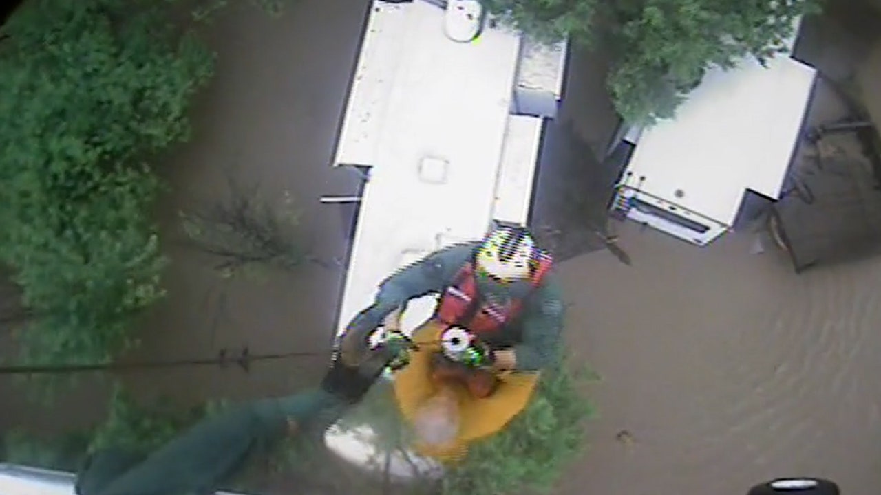 Harrowing video shows Coast Guard airlifting Texas flood victims