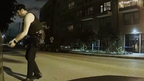 Man caught on camera slashing Tesla tires in East Austin