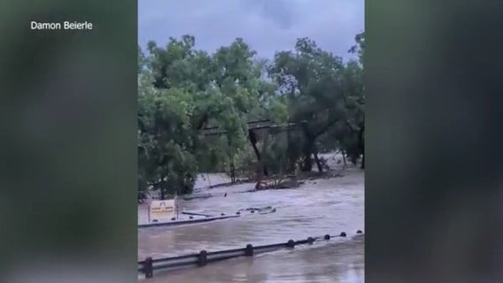 WATCH: Historic bridge washed away in Burnet County flooding