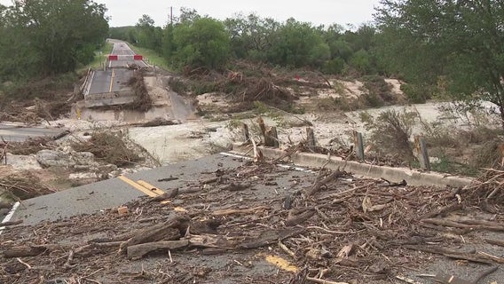 Texas flooding: Leander neighborhood isolated due to broken bridge
