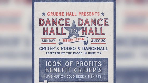 Texas flooding: Gruene Hall steps up to raise money for fellow dance hall Crider's