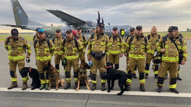 Czech search and rescue team comes to Texas to help with flood recovery efforts