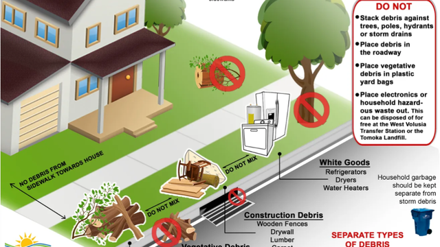 Travis County offers flood debris pickup for applicable residents