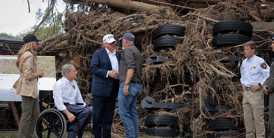 LIVE UPDATES: Pres. Trump, first lady tour Texas flood damage: 'Hard to believe the devastation'