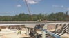 Crews make progress on new RM 1431 bridge over Cow Creek