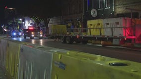 City to replace water-filled barriers with concrete ones on 6th Street this week