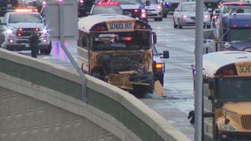 2 Northeast ISD school buses 'collide with each other' on US 281 in San Antonio