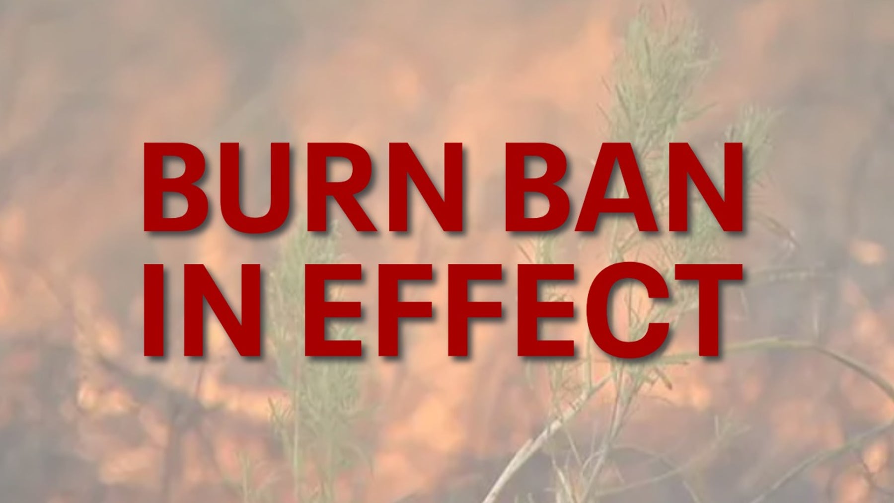 Burn ban in Hays County through Jan. 20