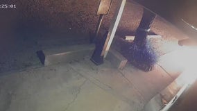 Video captures suspect trying to light historic Riley's Tavern on fire