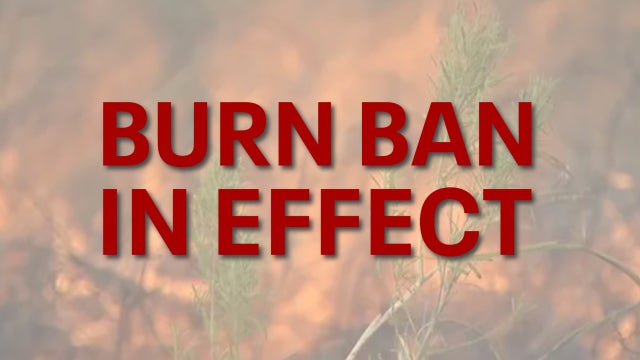 Burn ban in effect for Williamson County due to 'severe drought conditions'