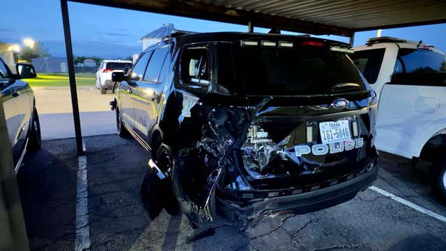 Suspected drunk driver strikes Mustang Ridge police vehicle
