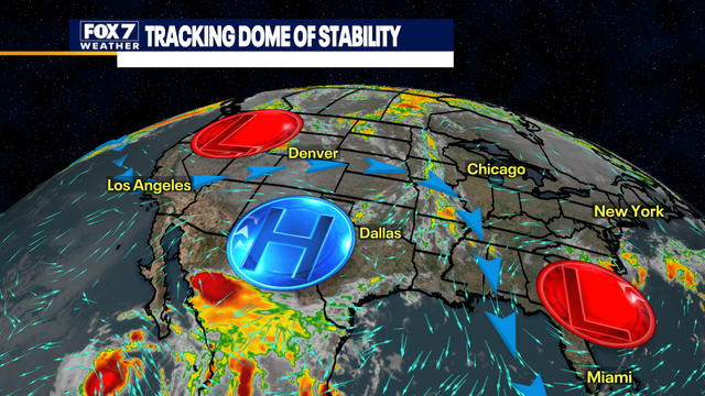 Austin weather: Summer heat continues as dome of stability remains