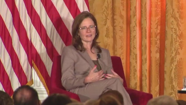 Supreme Court Justice Amy Coney Barrett promotes new book in Austin