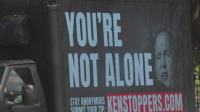 'KenStoppers' truck drives around Texas State Capitol as latest part of John Cornyn campaign